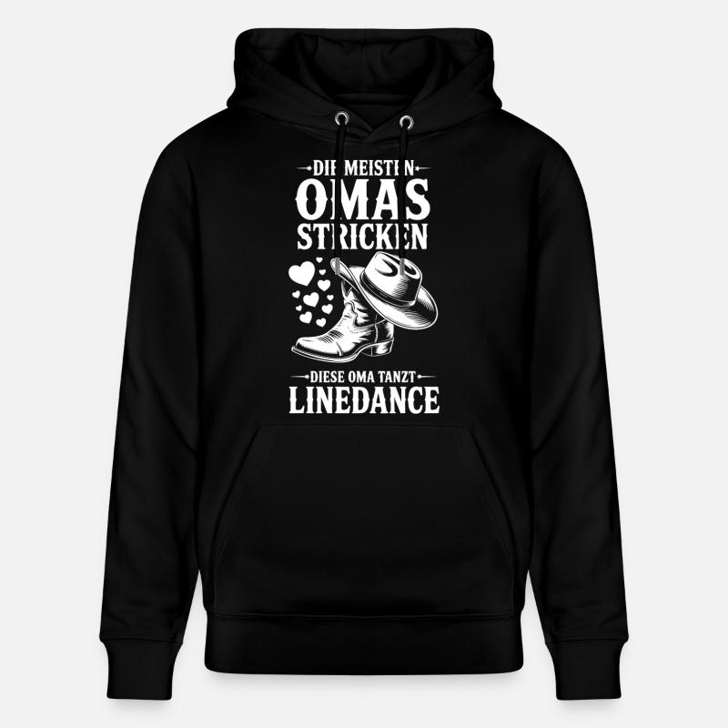 Grand-mère Dancing LineDance - Sweat à capuche bio CRUISER Stanley/Stella Unisexe - noir