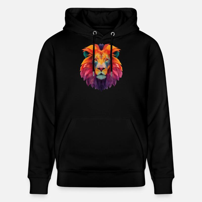 Lion - Sweat à capuche bio CRUISER Stanley/Stella Unisexe - noir