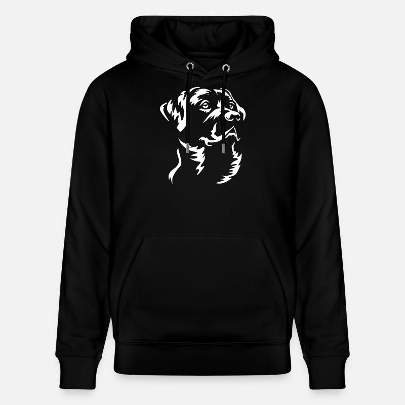 Labrador Kopf "Black Edition" - Stanley/Stella Unisex Bio-Hoodie CRUISER  - Schwarz