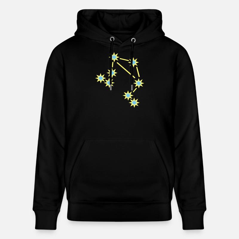 zodiac scales - Sweat à capuche bio CRUISER Stanley/Stella Unisexe - noir
