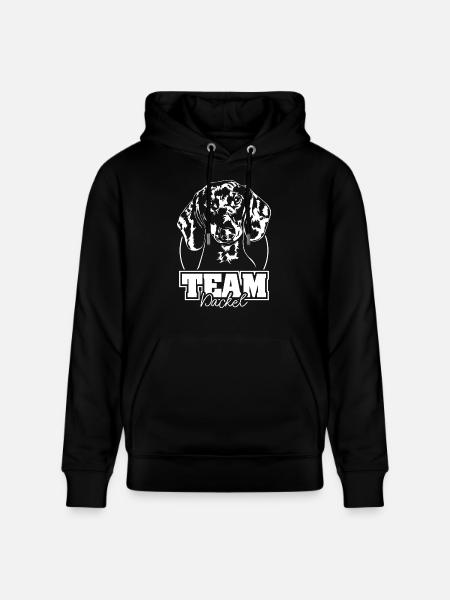 TEAM Teckel Chien Chiens Wilsigns - Sweat à capuche bio CRUISER Stanley/Stella Unisexe - noir