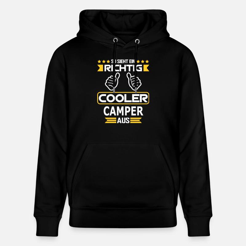 CAMPER - Stanley/Stella Unisex Bio-Hoodie CRUISER  - Schwarz