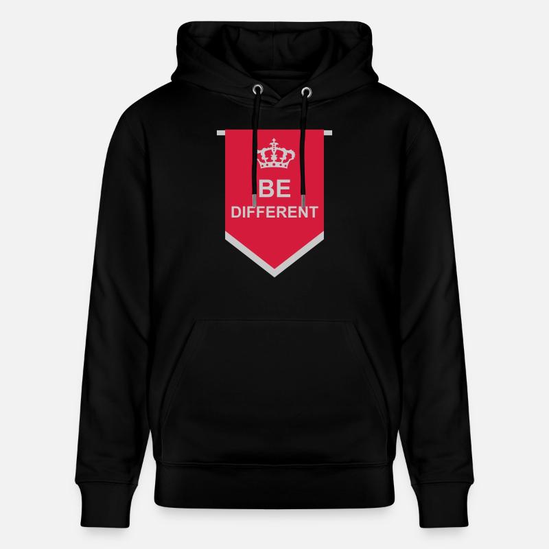 Soyez différent Logo Design - Sweat à capuche bio CRUISER Stanley/Stella Unisexe - noir