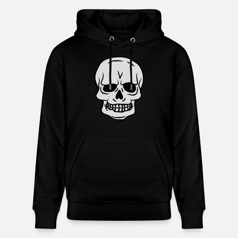 Horreur Halloween Skull Design - Sweat à capuche bio CRUISER Stanley/Stella Unisexe - noir