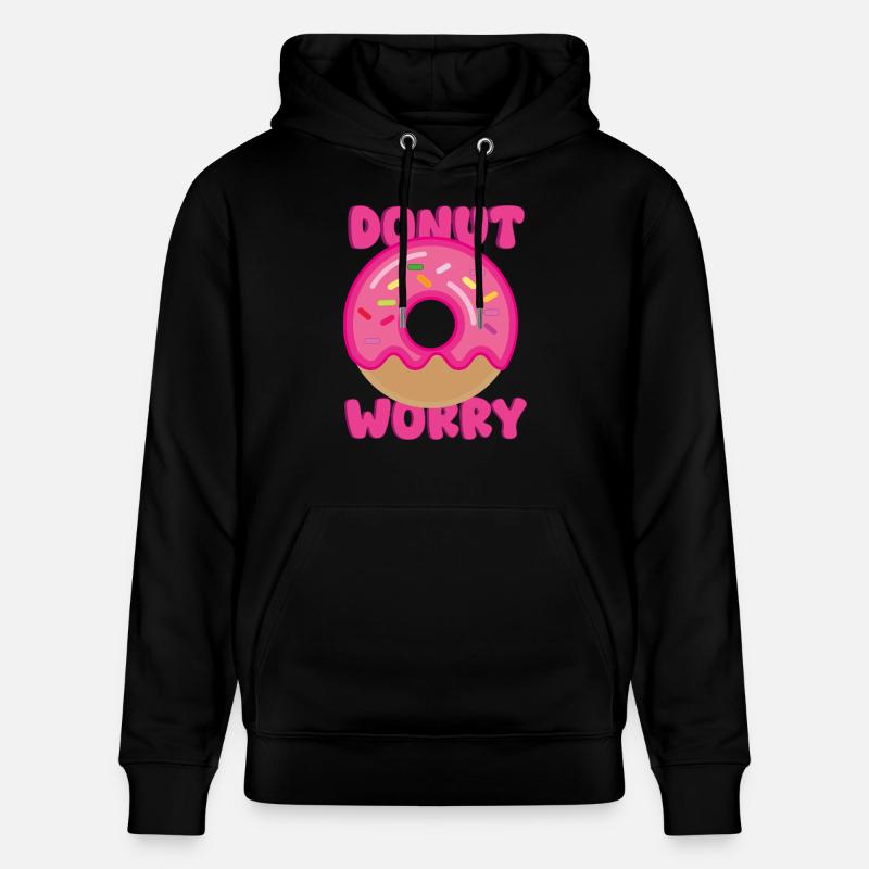 Inquiétude de beignet - Sweat à capuche bio CRUISER Stanley/Stella Unisexe - noir