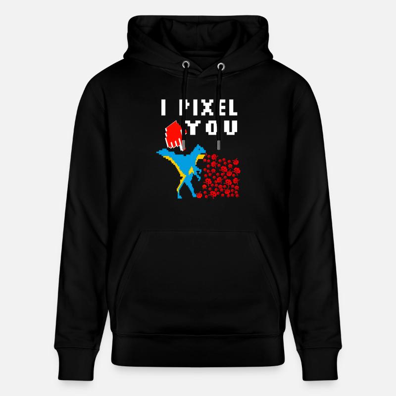 pixel - Sweat à capuche bio CRUISER Stanley/Stella Unisexe - noir