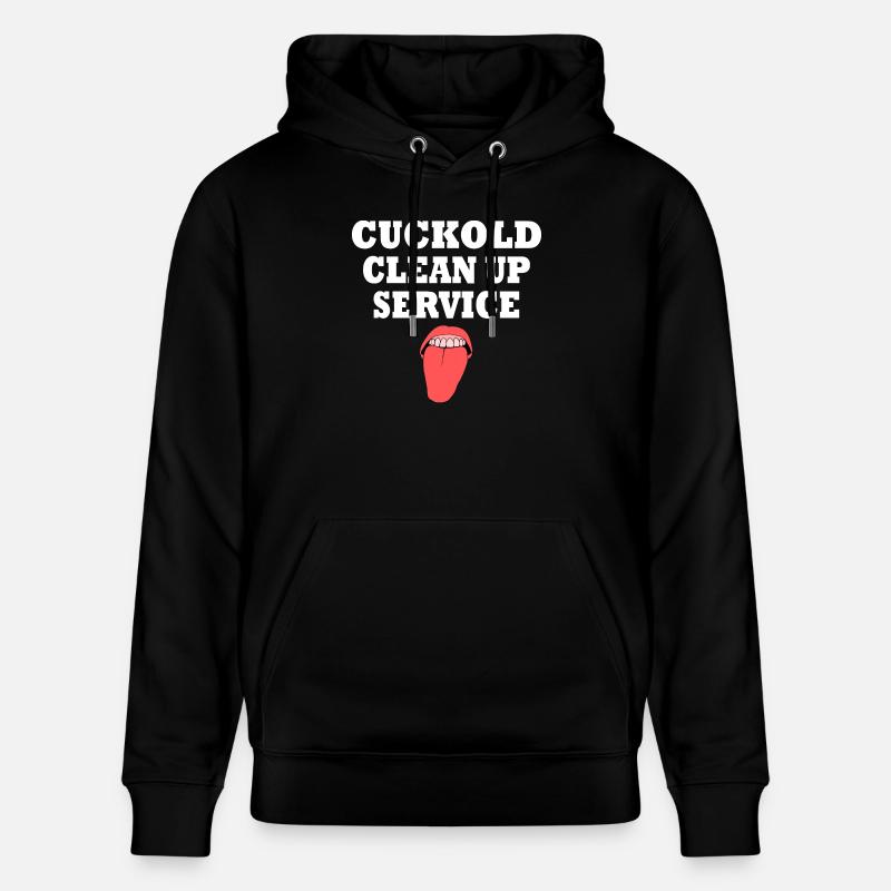 Cuckold clean up service - Sweat à capuche bio CRUISER Stanley/Stella Unisexe - noir