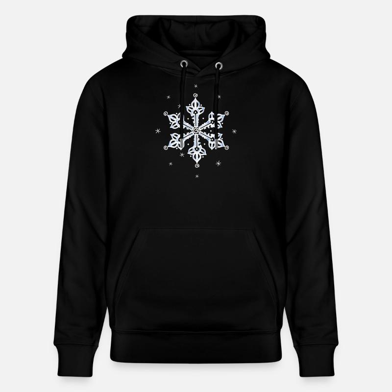 Flocon de neige Neige - Sweat à capuche bio CRUISER Stanley/Stella Unisexe - noir
