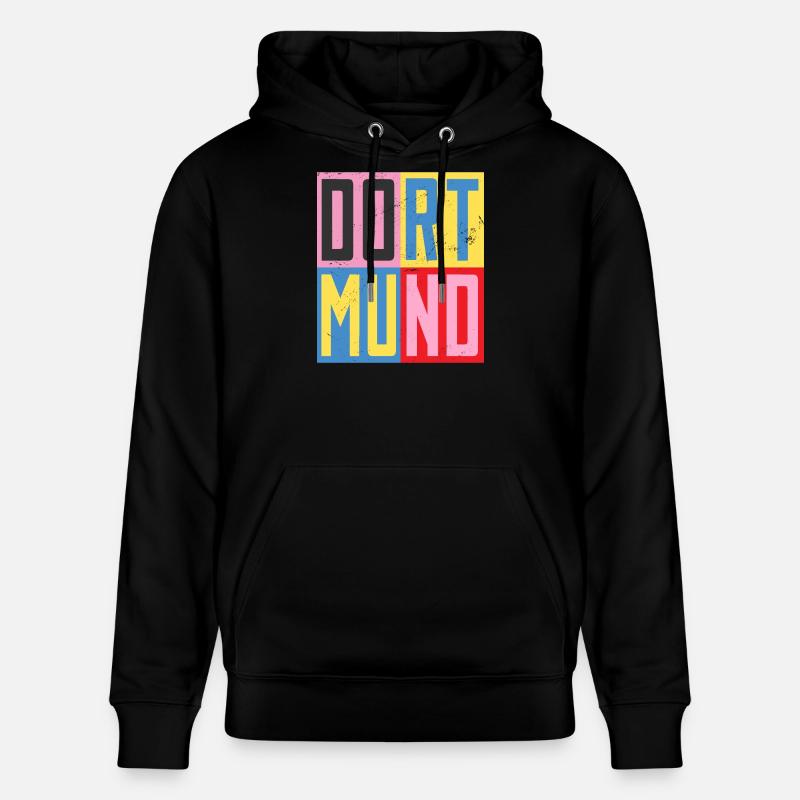 Dortmunder Städte Design - Stanley/Stella Unisex Bio-Hoodie CRUISER  - Schwarz
