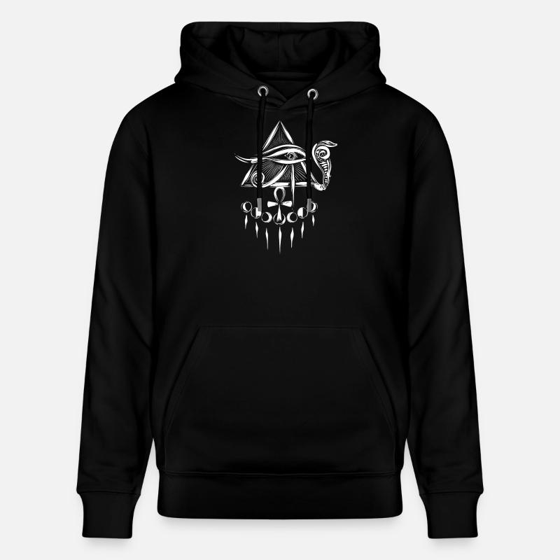 Oeil d’Horus Œil d’Horus - Sweat à capuche bio CRUISER Stanley/Stella Unisexe - noir