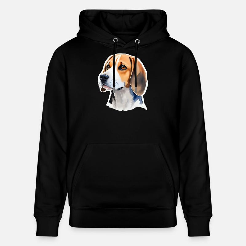 Beagle - Sweat à capuche bio CRUISER Stanley/Stella Unisexe - noir