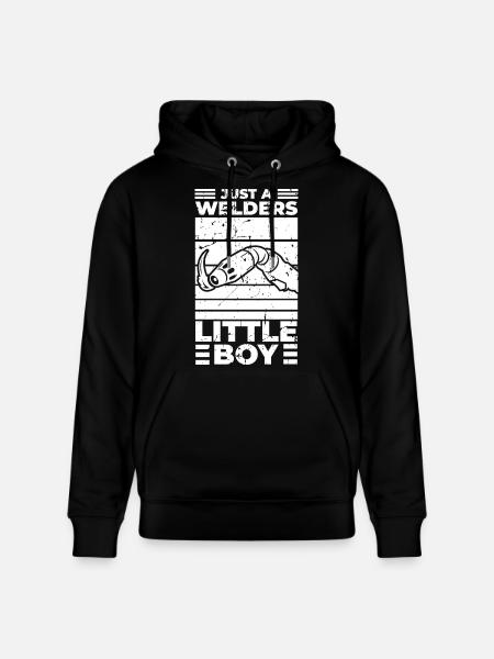 Funny welder boy - Stanley/Stella CRUISER Unisex Organic Hoodie - black