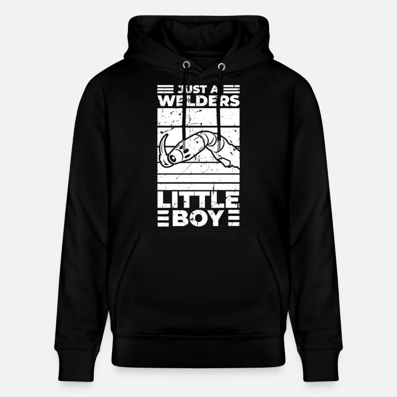 Lustiger Schweißer Junge - Stanley/Stella Unisex Bio-Hoodie CRUISER  - Schwarz