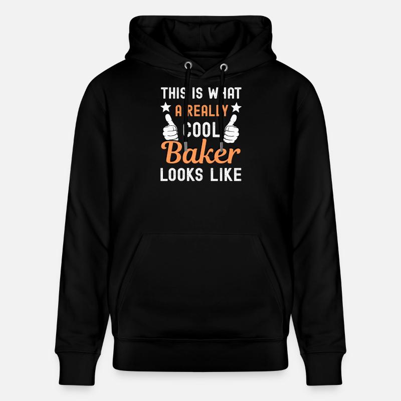 Bäcker Bäckerin - Stanley/Stella Unisex Bio-Hoodie CRUISER  - Schwarz