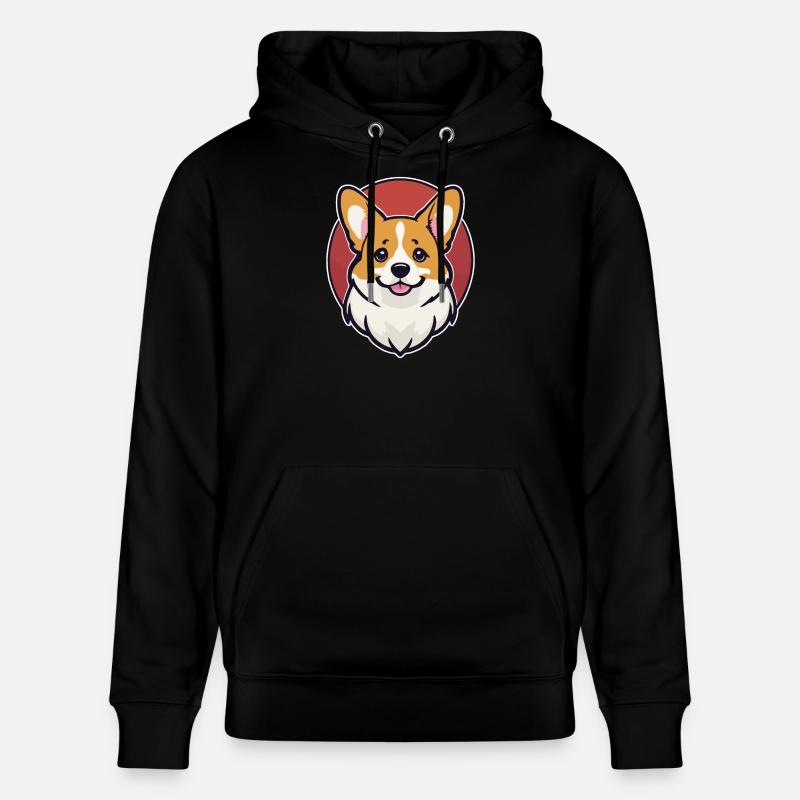 Corgi - Sweat à capuche bio CRUISER Stanley/Stella Unisexe - noir