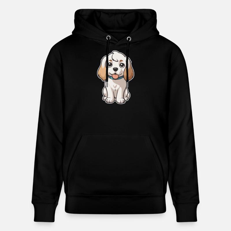 Chien mignon - Sweat à capuche bio CRUISER Stanley/Stella Unisexe - noir