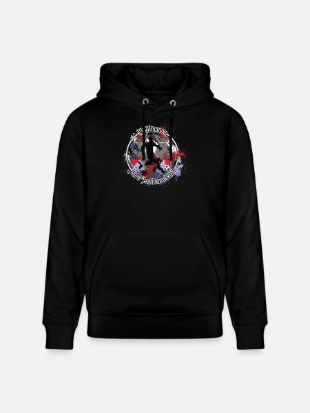 Footballers from Munich – pure passion - Stanley/Stella CRUISER Unisex Organic Hoodie - black