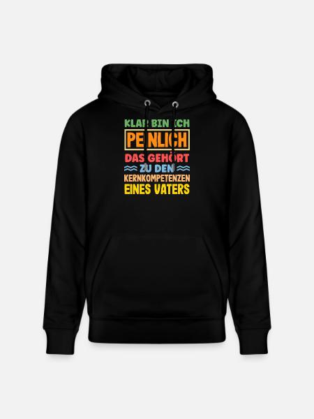 Funny Father's Day Gift Dad Beer - Stanley/Stella CRUISER Unisex Organic Hoodie - black