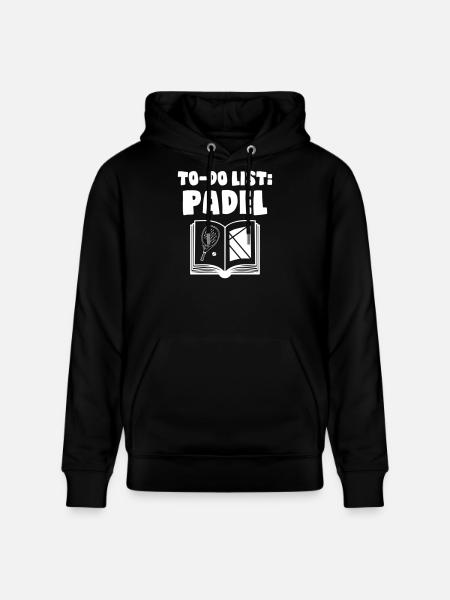 To_Do_List_Padel - Stanley/Stella Unisex Bio-Hoodie CRUISER - Schwarz