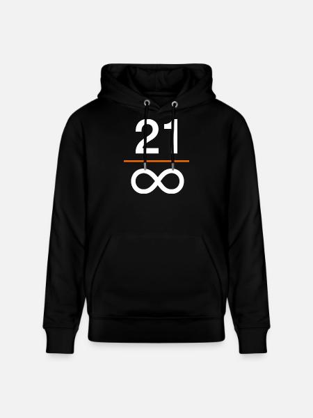 Bitcoin digitales Geld Wertspeicher Finanzen - Stanley/Stella Unisex Bio-Hoodie CRUISER - Schwarz