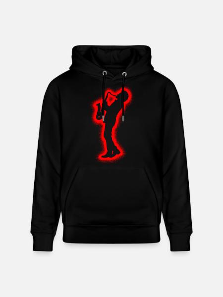 Saxophonist Saxophone Men's Boys Saxophone Kids - Stanley/Stella CRUISER Unisex Organic Hoodie - black