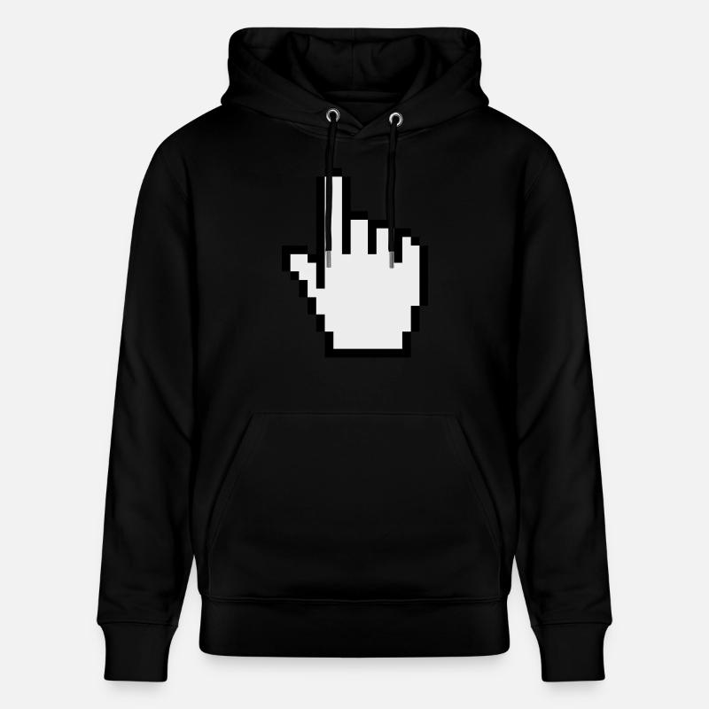 pointeur / curseur - Sweat à capuche bio CRUISER Stanley/Stella Unisexe - noir