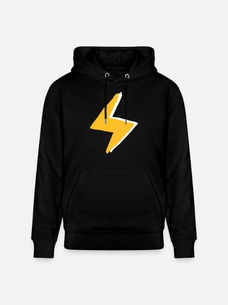 Blitz mit Superkräften - Kostüm - Stanley/Stella Unisex Bio-Hoodie CRUISER  - Schwarz