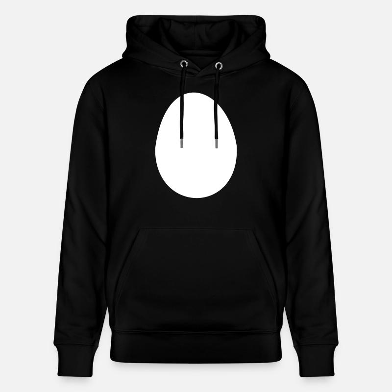 forme d'oeuf - Sweat à capuche bio CRUISER Stanley/Stella Unisexe - noir