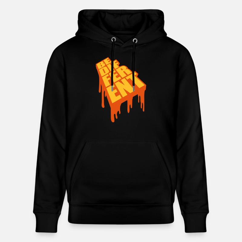 Be different Logo Design - Stanley/Stella Unisex Bio-Hoodie CRUISER  - Schwarz
