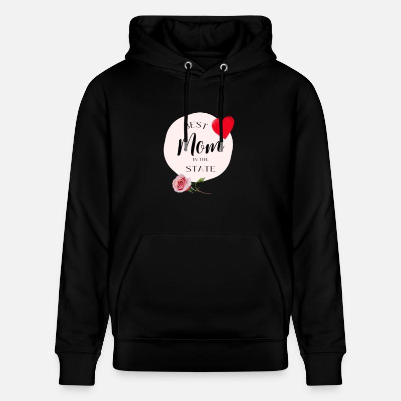 Meilleure maman de l’État - Sweat à capuche bio CRUISER Stanley/Stella Unisexe - noir