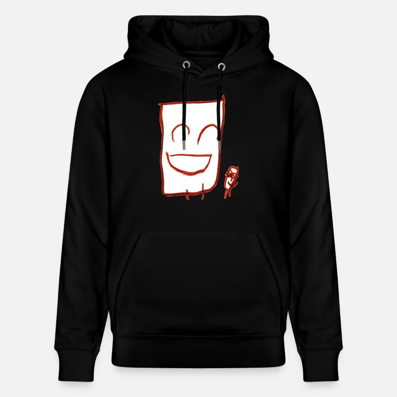 Happy fellas (blanc) - Sweat à capuche bio CRUISER Stanley/Stella Unisexe - noir