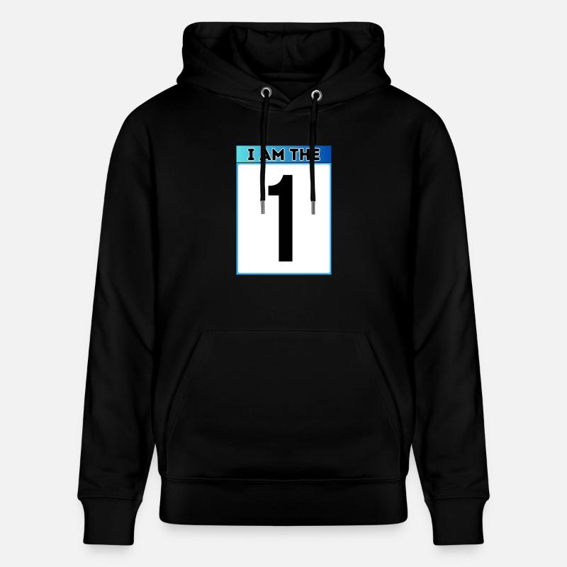 Je suis le 1 - Sweat à capuche bio CRUISER Stanley/Stella Unisexe - noir