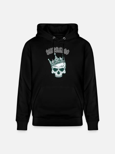 BIKERKING - Stanley/Stella Unisex Bio-Hoodie CRUISER  - Schwarz