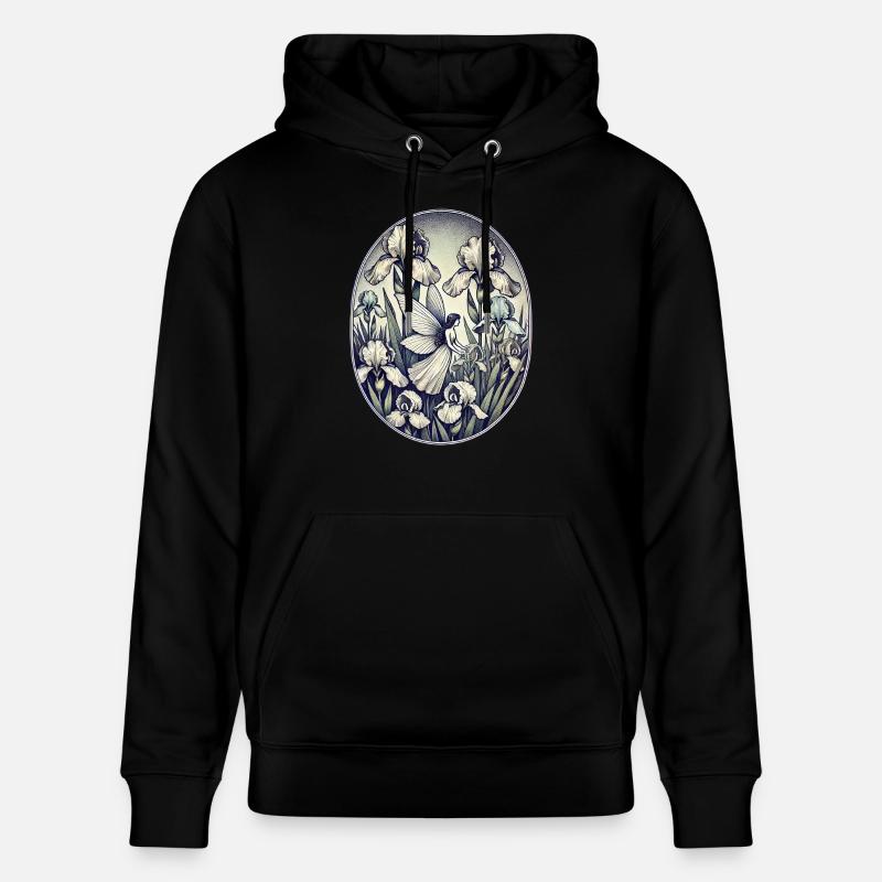 Fée Iris - Sweat à capuche bio CRUISER Stanley/Stella Unisexe - noir