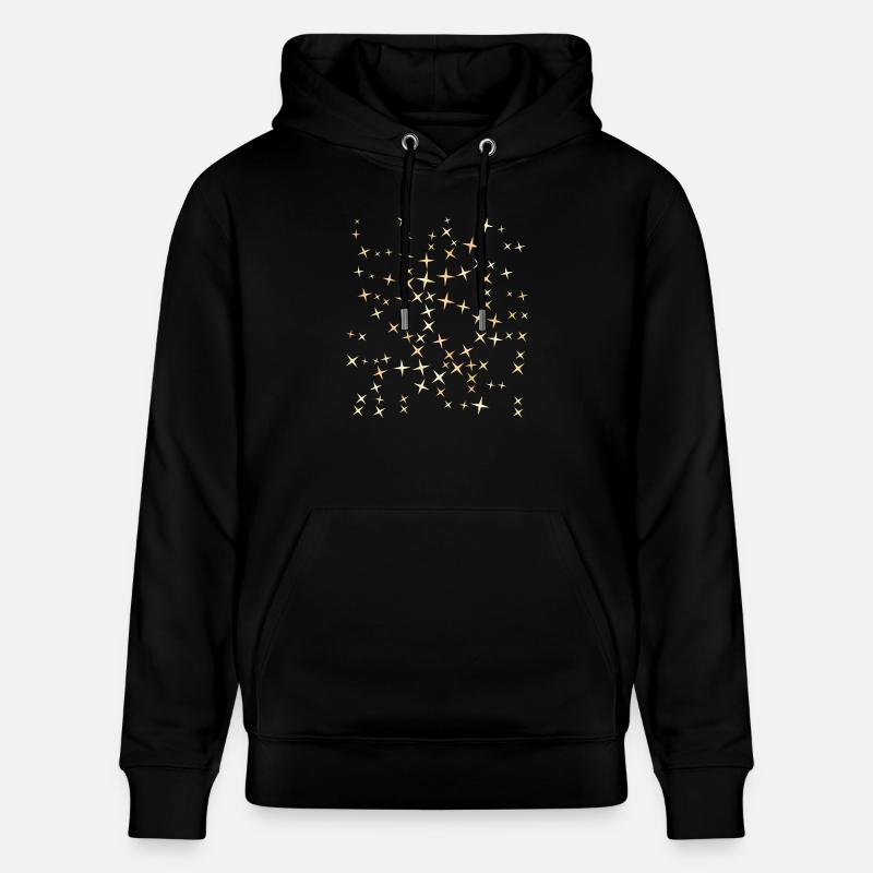 Joyeuses étoiles de Noël - Sweat à capuche bio CRUISER Stanley/Stella Unisexe - noir