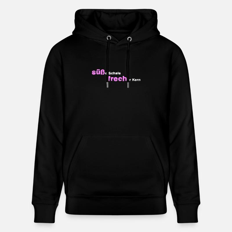 süß und frech frech süß - Stanley/Stella Unisex Bio-Hoodie CRUISER - Schwarz