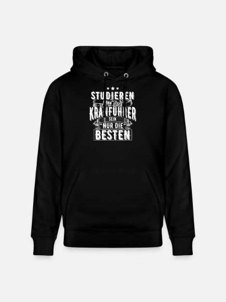 Kranführer - Stanley/Stella Unisex Bio-Hoodie CRUISER - Schwarz