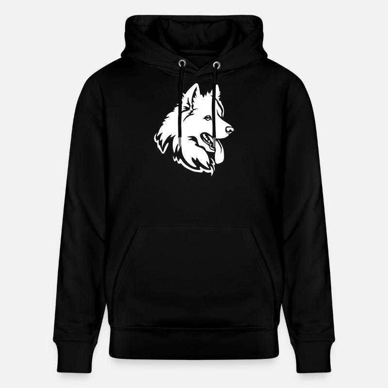 Tête samoyède « Black Edition » - Sweat à capuche bio CRUISER Stanley/Stella Unisexe - noir