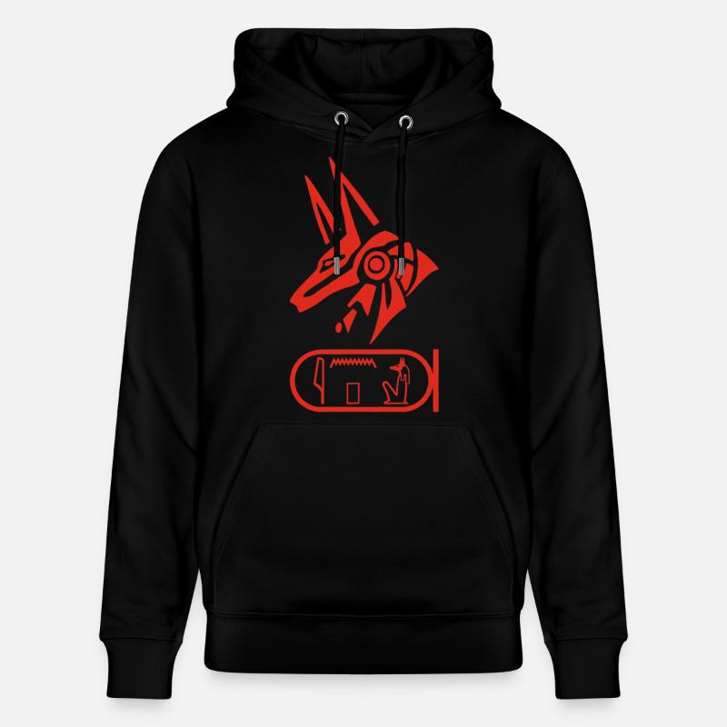 Dieu Anubis (rouge) - Sweat à capuche bio CRUISER Stanley/Stella Unisexe - noir