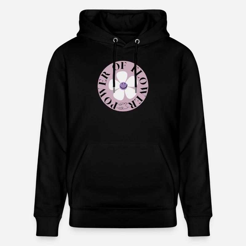 Pouvoir du Cercle de Fleurs - Sweat à capuche bio CRUISER Stanley/Stella Unisexe - noir