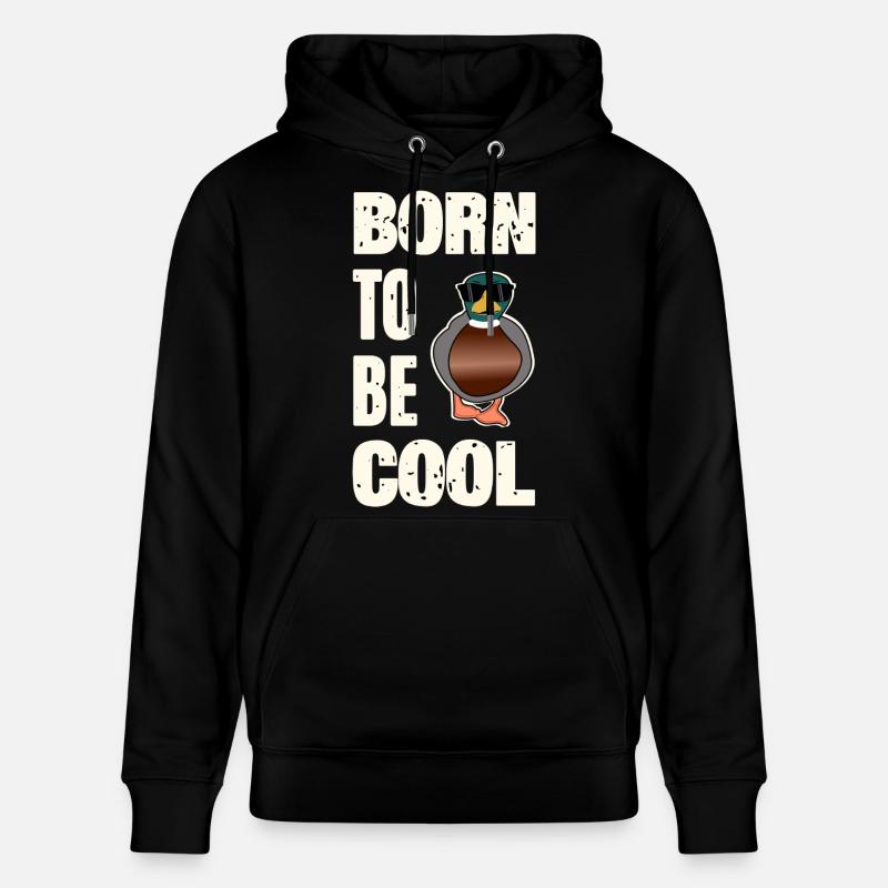 Dicton cool de canard - Sweat à capuche bio CRUISER Stanley/Stella Unisexe - noir