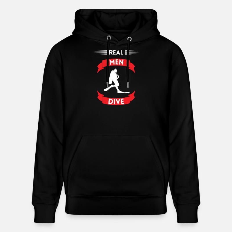 Plongée Real Men - Sweat à capuche bio CRUISER Stanley/Stella Unisexe - noir