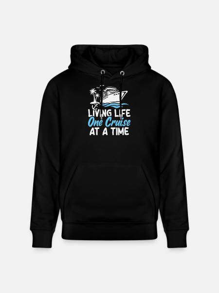Cruise Ship Summer Vacation Trip - Stanley/Stella CRUISER Unisex Organic Hoodie - black
