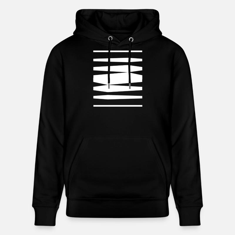 Conception des bandes audacieuses - Sweat à capuche bio CRUISER Stanley/Stella Unisexe - noir