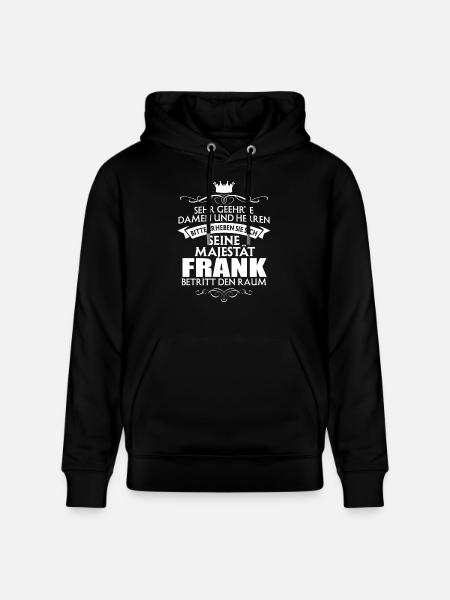 FRANK - Majestät - Stanley/Stella Unisex Bio-Hoodie CRUISER  - Schwarz