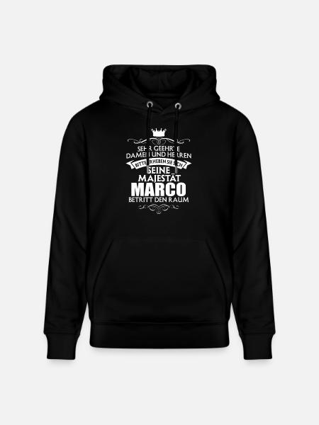 MARCO - Majestät - Stanley/Stella Unisex Bio-Hoodie CRUISER  - Schwarz