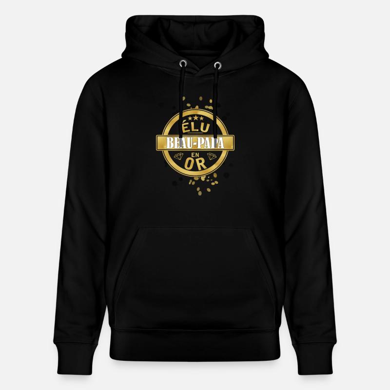 beau papa en or - Sweat à capuche bio CRUISER Stanley/Stella Unisexe - noir