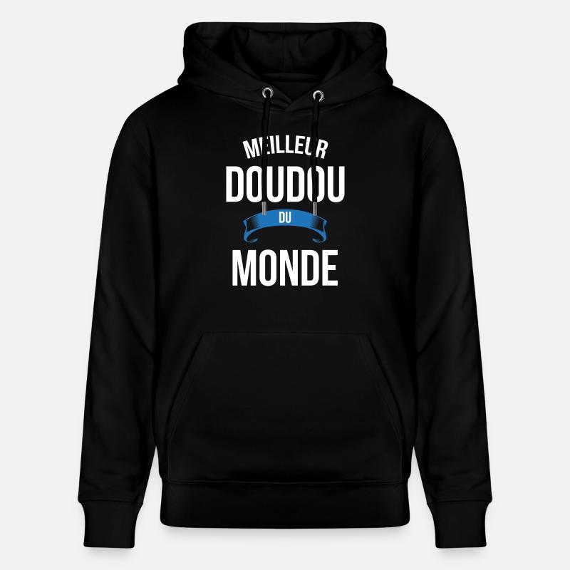 Meilleur Doudou du monde homme - Sweat à capuche bio CRUISER Stanley/Stella Unisexe - noir
