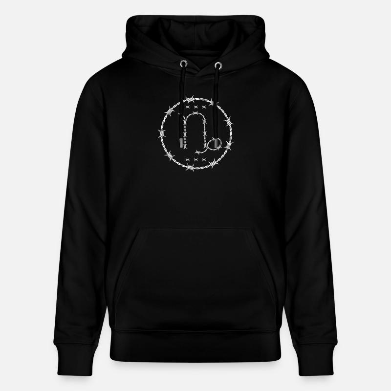 Steinbock Sternzeichen - Stanley/Stella Unisex Bio-Hoodie CRUISER  - Schwarz