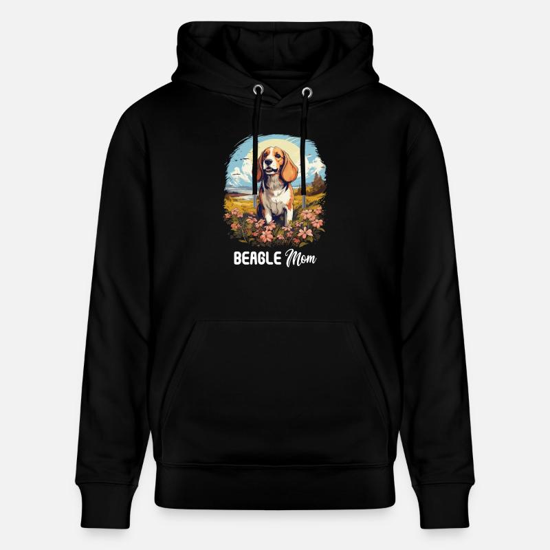 Chien Beagle - Sweat à capuche bio CRUISER Stanley/Stella Unisexe - noir